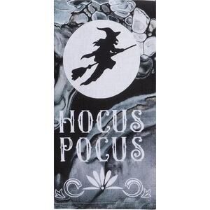 Halloween Kitchen Tea Towel Hocus Pocus Witch Broom Home Decor Gift Dual Purpose